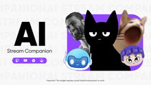 Load image into Gallery viewer, AI TTS Stream Companion for Twitch & YouTube