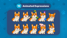 Load image into Gallery viewer, Corgi Stream Pet Widget