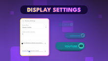 Load image into Gallery viewer, Cute Twitch Social Rotator Widget for StreamElements & OBS Studio