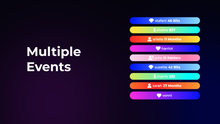 Load image into Gallery viewer, Gradient Event List