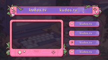 Load image into Gallery viewer, Lofi Desk — Stream Header, Label and Webcam Overlay Pack for OBS