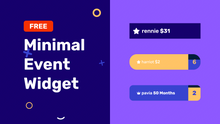 Load image into Gallery viewer, Minimal Event Bar Widget
