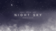 Load image into Gallery viewer, Night Sky - Twitch Overlay and Alerts Package for OBS Studio