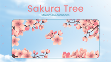 Load image into Gallery viewer, Sakura Tree Stream Decorations for Streamlabs, StreamElements, and OBS