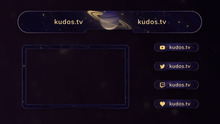 Load image into Gallery viewer, Solar — Stream Header, Label and Webcam Overlay Pack for OBS