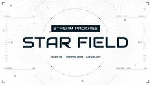 Load image into Gallery viewer, Starfield - Twitch Overlay and Alerts Package for OBS Studio