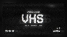 Load image into Gallery viewer, VHS - Twitch Overlay and Alerts Package for OBS Studio