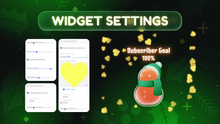 Load image into Gallery viewer, Christmas Goal Widget • Twitch & YouTube Overlay • Festive Snowman, Snowflake & Tree Design • StreamElements OBS Widget
