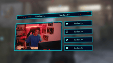 Load and play video in Gallery viewer, DataStream — Stream Header, Label and Webcam Overlay Pack for OBS