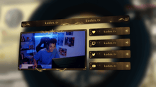 Load and play video in Gallery viewer, Deluxe — Stream Header, Label and Webcam Overlay Pack for OBS