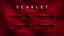 Load and play video in Gallery viewer, Scarlet - Animated Alerts for Twitch, Youtube and Facebook Gaming