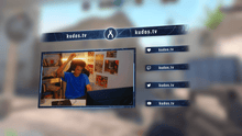 Load and play video in Gallery viewer, Strike  — Stream Header, Label and Webcam Overlay Pack for OBS