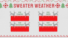 Load and play video in Gallery viewer, Sweater Weather - Animated Alerts for Twitch and Youtube
