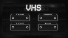 Load and play video in Gallery viewer, VHS - Twitch Overlay and Alerts Package for OBS Studio
