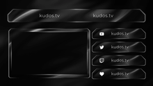 Load image into Gallery viewer, Carbon — Stream Header, Label and Webcam Overlay Pack for OBS