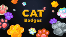Load image into Gallery viewer, Cat Custom Badges for Twitch, Youtube and Discord  | Download Now!