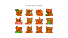 Load image into Gallery viewer, Cat Custom Emotes for Twitch, Youtube and Discord  | Download Now!