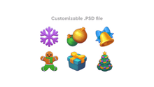 Load image into Gallery viewer, Christmas Badges for Twitch, Youtube and Discord | Download Now!