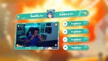 Load and play video in Gallery viewer, Cute Waifu — Stream Header, Label and Webcam Overlay Pack for OBS