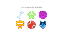 Load image into Gallery viewer, Dog Custom Badges for Twitch, Youtube and Discord | Download Now!