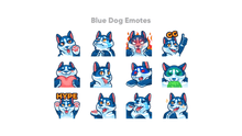 Load image into Gallery viewer, Dog Custom Emotes for Twitch, Youtube and Discord  | Download Now!