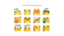Load image into Gallery viewer, Frog Custom Emotes for Twitch, Youtube and Discord