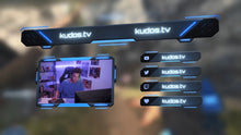 Load and play video in Gallery viewer, Infinite — Stream Header, Label and Webcam Overlay Pack for OBS