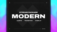 Load image into Gallery viewer, Modern Stream Overlay & Alerts Package for Twitch and Youtube