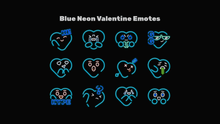 Load image into Gallery viewer, Neon Valentine Emotes for Twitch, Youtube and Discord | Download Now!