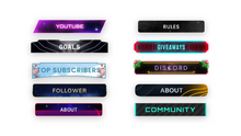 Load image into Gallery viewer, 720 FREE Twitch Panels Mega Bundle - Download Now!