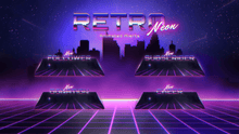 Load image into Gallery viewer, Retro Neon Animated Alerts for Twitch, Youtube, Facebook Gaming. Works with Streamlabs and Streamelements