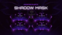 Load image into Gallery viewer, Shadow Mask - Animated Alerts for Twitch, Youtube and Facebook Gaming