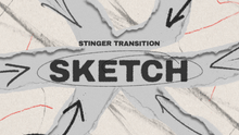 Load image into Gallery viewer, Sketch - Stinger Transition for Twitch, Youtube and Facebook