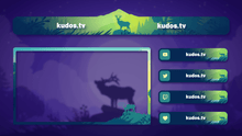 Load image into Gallery viewer, Spring Landscape - Stream Header, Label, Webcam Overlay Pack for OBS