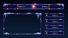 Load image into Gallery viewer, Winter Landscape — Stream Header, Label, Webcam Overlay Pack for OBS