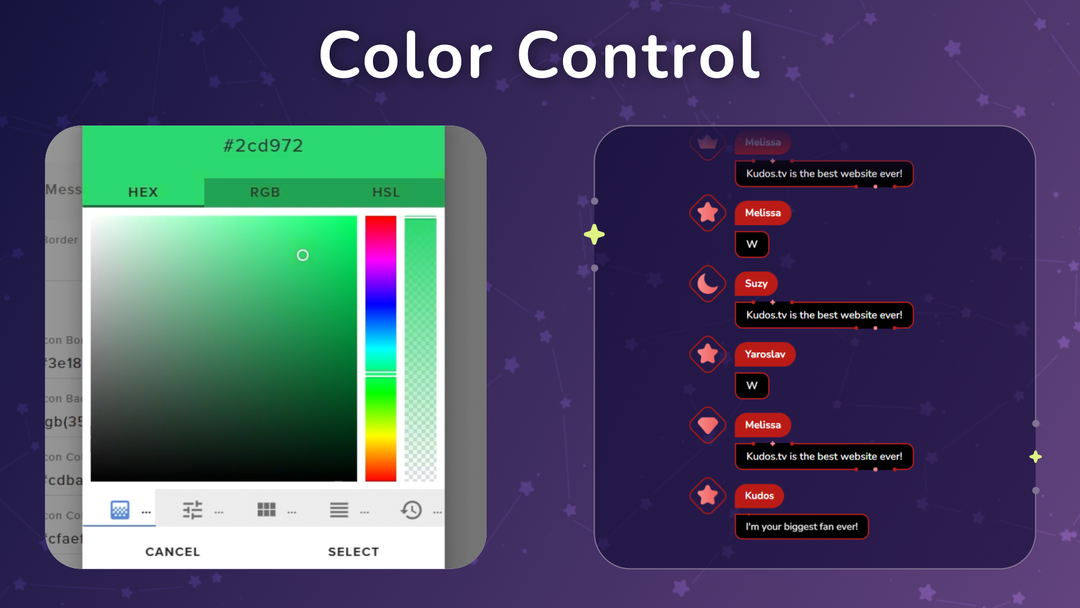 Cosmic Twitch Chat Widget for StreamElements & OBS Studio