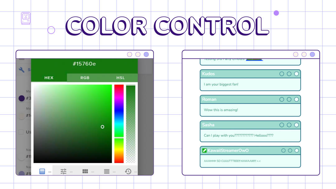 Cute Lofi Twitch Chat Widget for StreamElements & OBS Studio