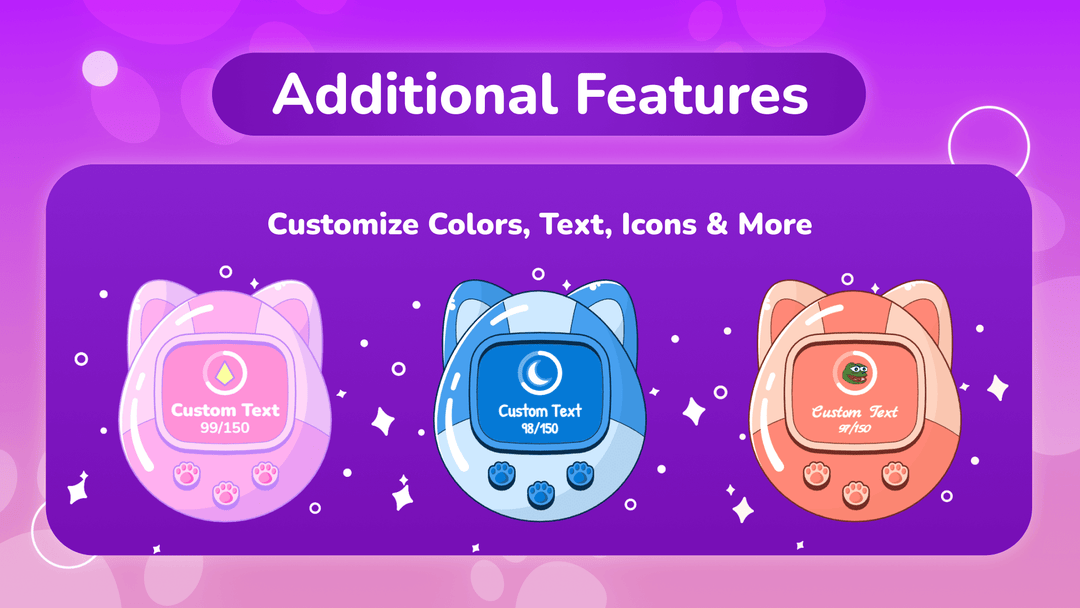 Tamagotchi Goal Widget