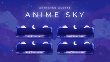 Load image into Gallery viewer, Anime Sky - Animated Alerts for Twitch, Youtube and Facebook Gaming
