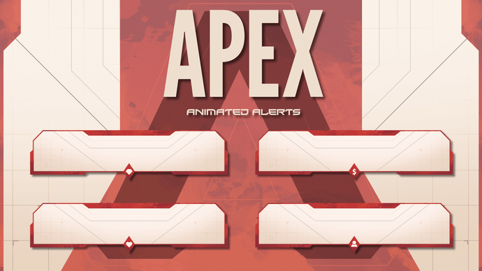 Apex - Animated Alerts for Twitch, Youtube and Facebook Gaming
