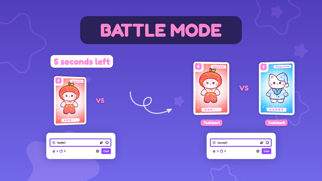 TCG Card Battle Game for Twitch | Interactive Blind Box Widget for OBS & YouTube (StreamElements)