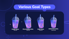 Load image into Gallery viewer, Boba Drink Goal Widget

