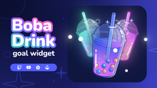 Load image into Gallery viewer, Boba Drink Goal Widget
