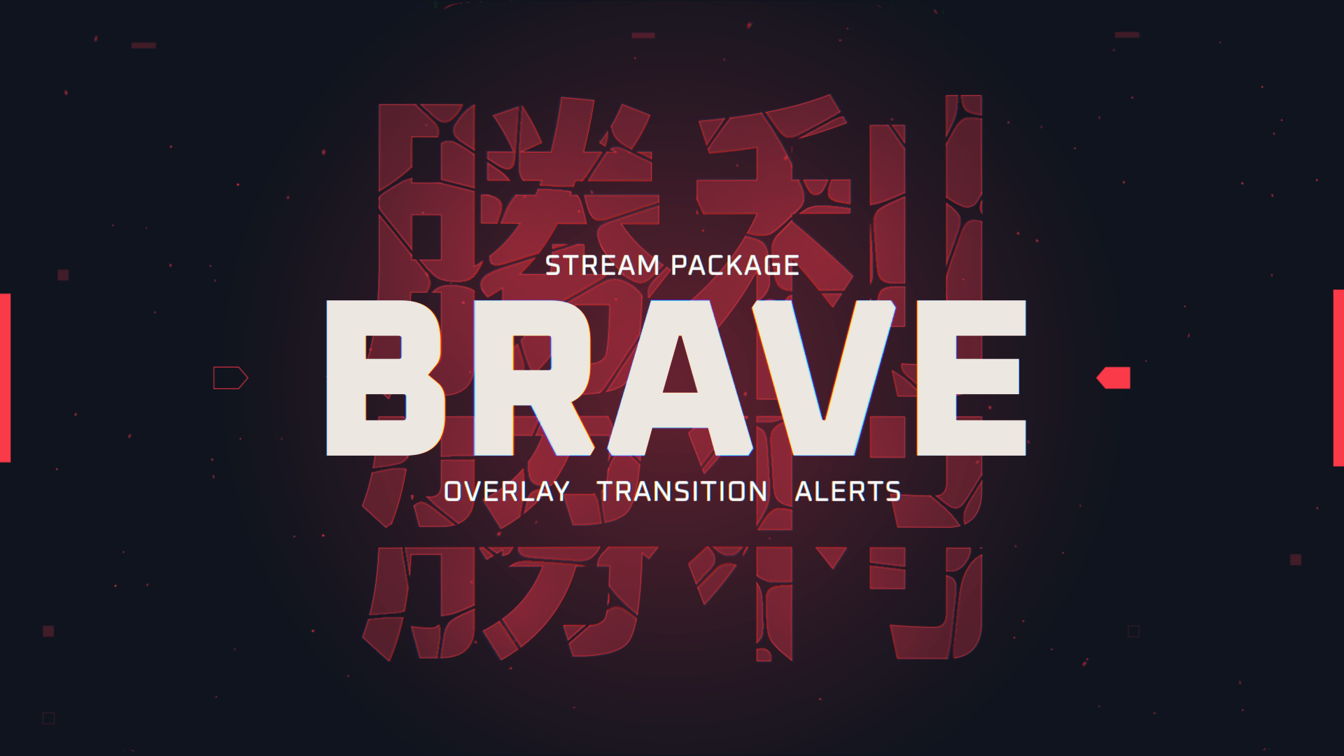Brave - Twitch Overlay and Alerts Package for OBS Studio