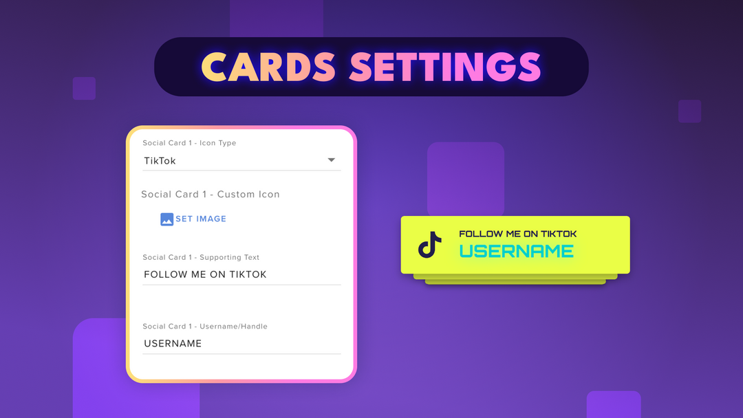 Cute Twitch Social Rotator Widget for StreamElements & OBS Studio