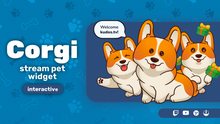 Load image into Gallery viewer, Corgi Stream Pet Widget
