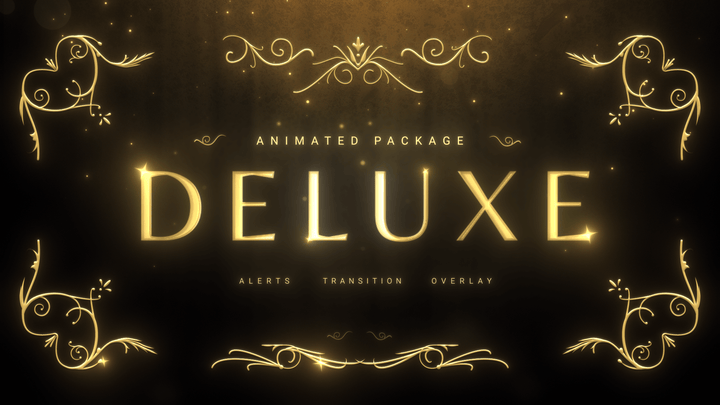 Deluxe - Twitch Overlay and Alerts Package for OBS Studio