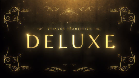 Deluxe - Stinger Transition for Twitch, Youtube and Facebook