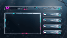 Load image into Gallery viewer, Gaming Zone — Stream Header, Label and Webcam Overlay Pack for OBS
