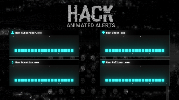Hack - Animated Alerts for Twitch, Youtube and Facebook Gaming